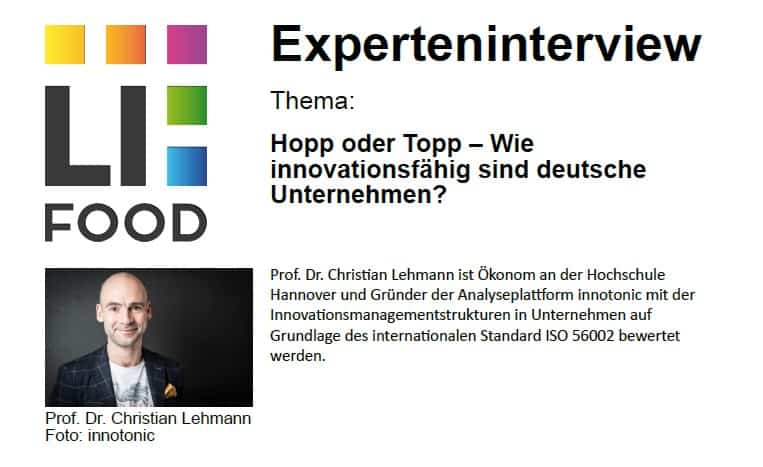 experteninterview innotonic lehmann dil 2023 - Experteninterview - Wie innovationsfähig sind deutsche Unternehmen?