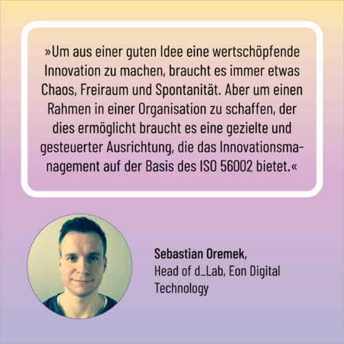 Testimonial Reihe – Sebastian Oremek